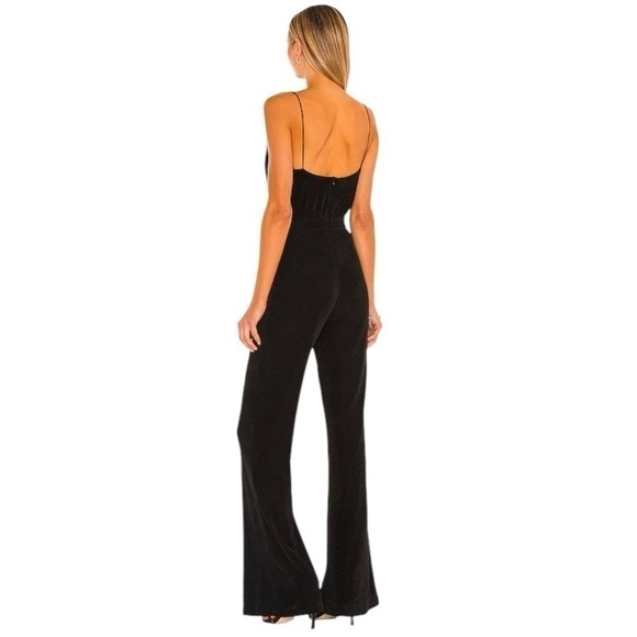 Misha Moira Cowl Neck Jumpsuit in Black Size 8 Revolve - Picture 2 of 12